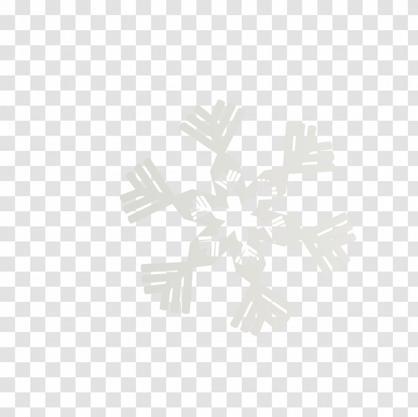 White Black Angle Pattern - Texture - Snowflake Transparent PNG
