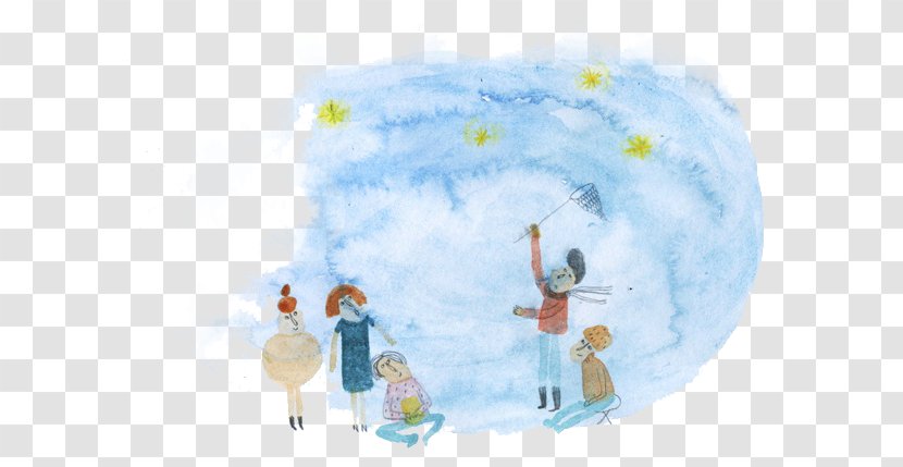 Cartoon Drawing Illustration - Animation - Fishing Children Of The Stars Transparent PNG