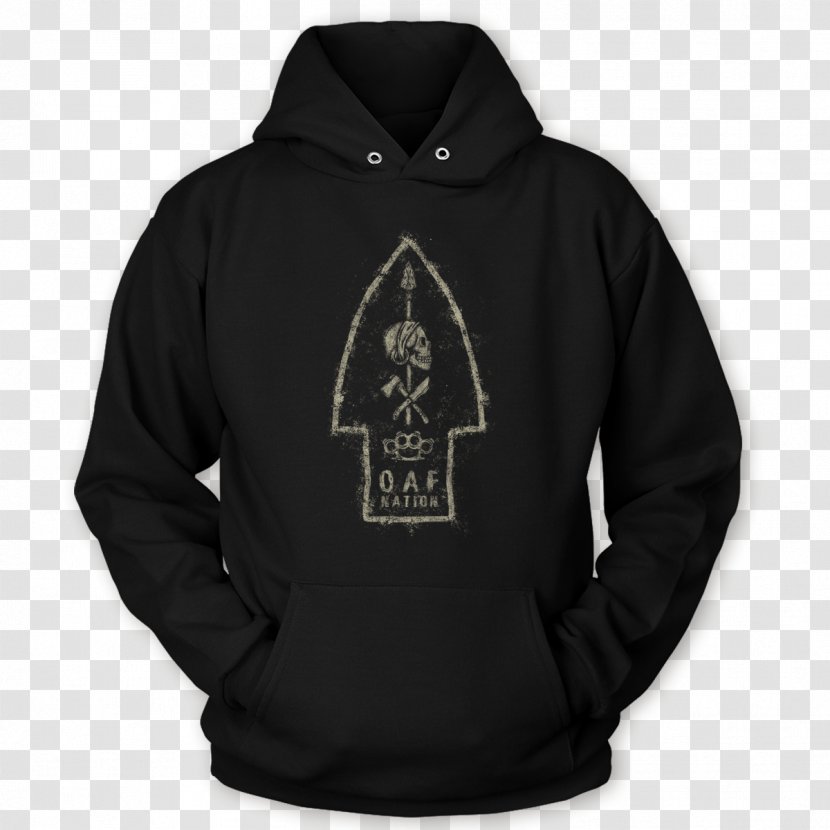 Hoodie T-shirt Sleeve - Black Transparent PNG