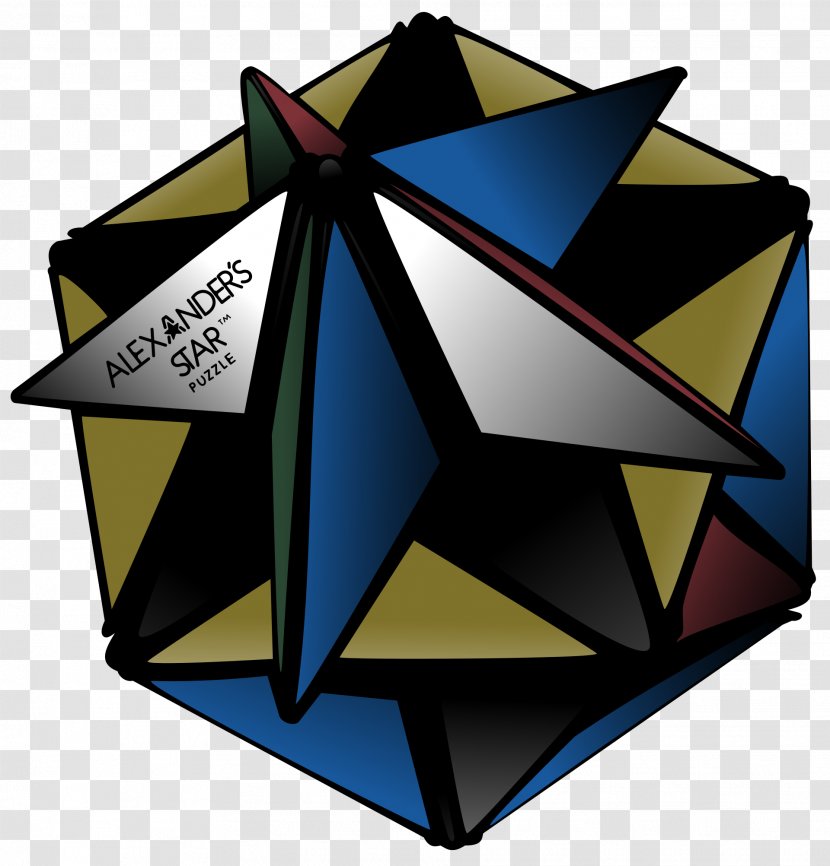 Alexander's Star Rubik's Cube Great Dodecahedron Puzzle - Symmetry Transparent PNG