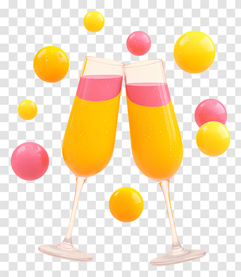 National Prosecco Day - Celebration Glasses With Bubbles Transparent PNG