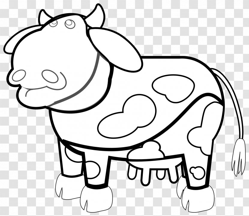 Guernsey Cattle Holstein Friesian Clip Art - Heart - Cow Cartoon Transparent PNG