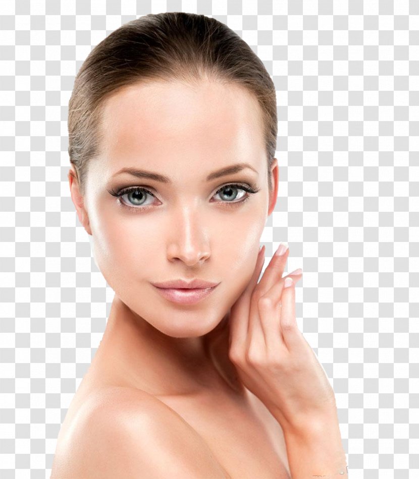 Lotion Face Facial Care Skin - Heart - Blue Eyes Woman Closeup Transparent PNG