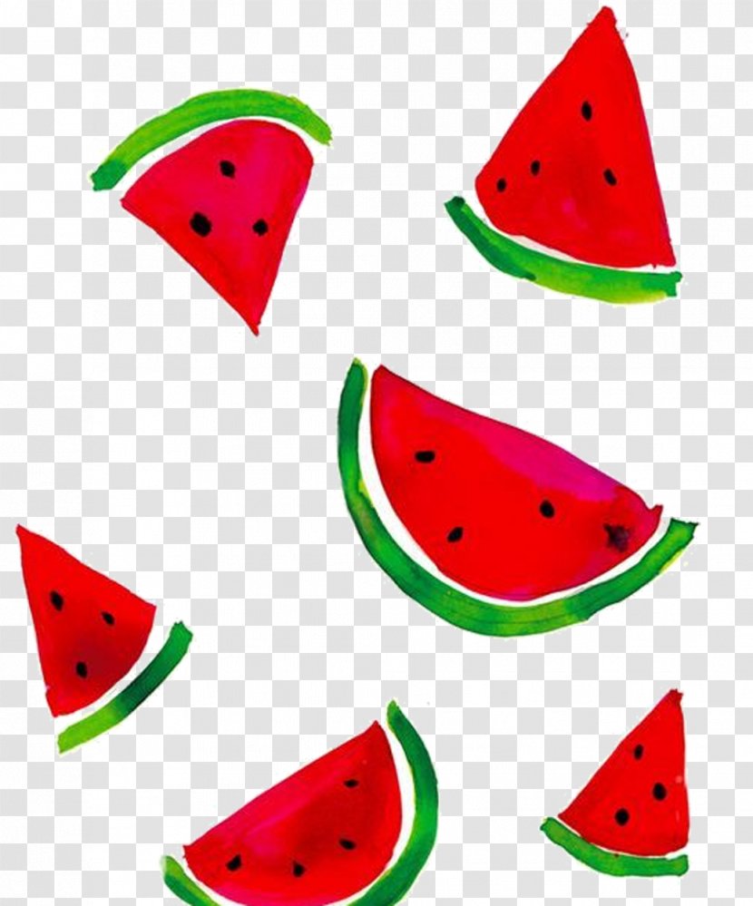 Watermelon Drawing Painting Illustration - Fruit - Hand-painted Transparent PNG
