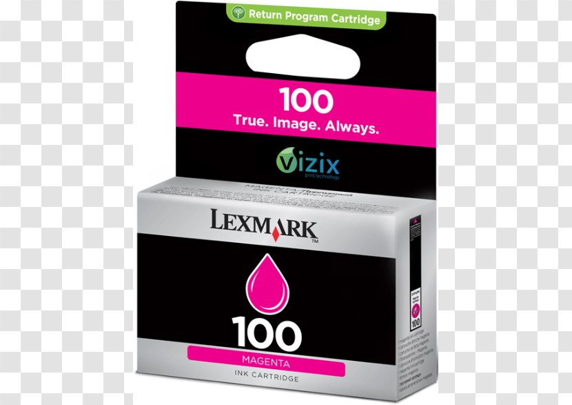 Lexmark Cartridge No. 100XL Ink - Brand - 1-pack Yellow600 Pg 14N Black Toner CartridgePrinter Transparent PNG