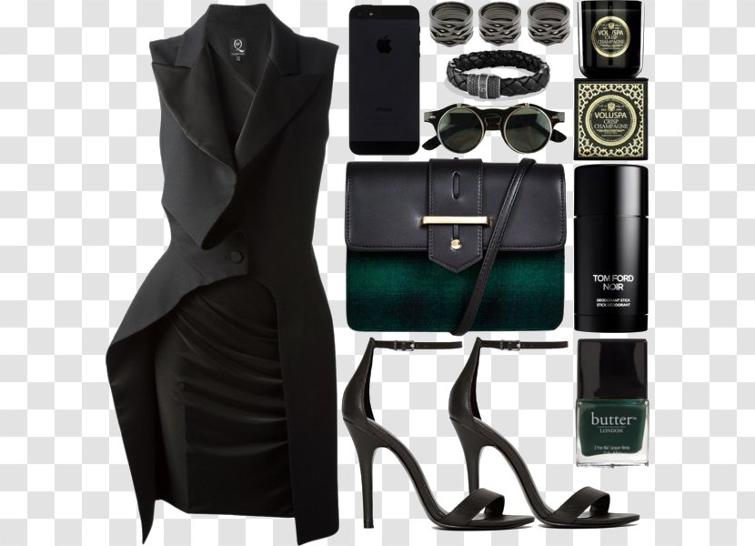 Fashion High-heeled Footwear Dress Clothing Designer - Glasses - Black And High Heels Transparent PNG