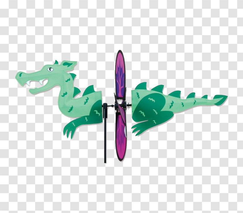 Wind Pinwheel Garden Whirligig Kite - Dragon Transparent PNG