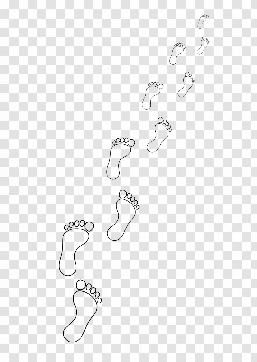 Paso Clip Art - Hand - Footprints Transparent PNG