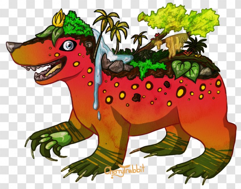 Reptile Animal Mammal Dinosaur - Cartoon - Tropical Forest Transparent PNG