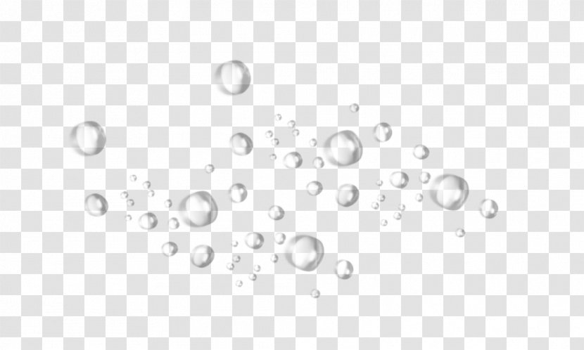 White Pattern - Transparent Water Drops Transparent PNG