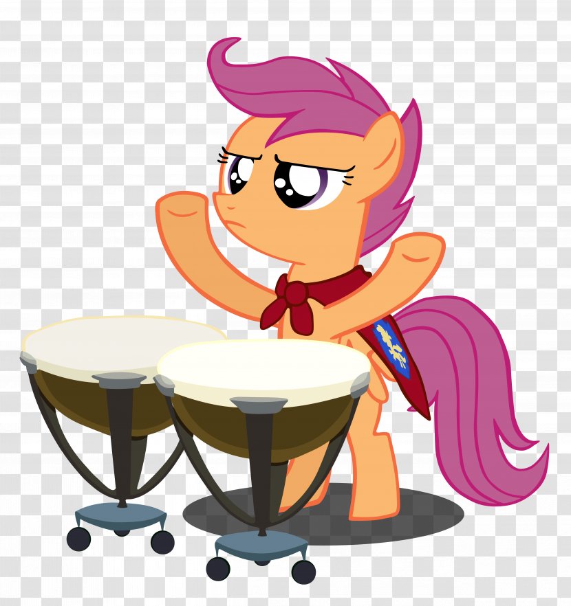 Pony Scootaloo Drums Sweetie Belle - Animation - Good Pills Will Play Transparent PNG