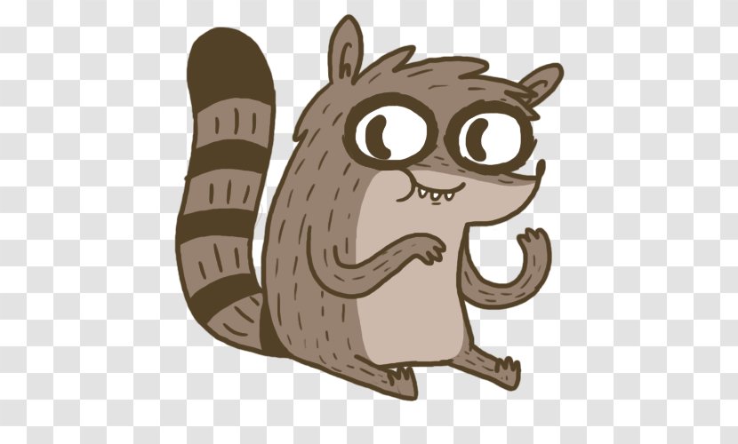 Rigby Mordecai Raccoon Fan Art Character Transparent PNG