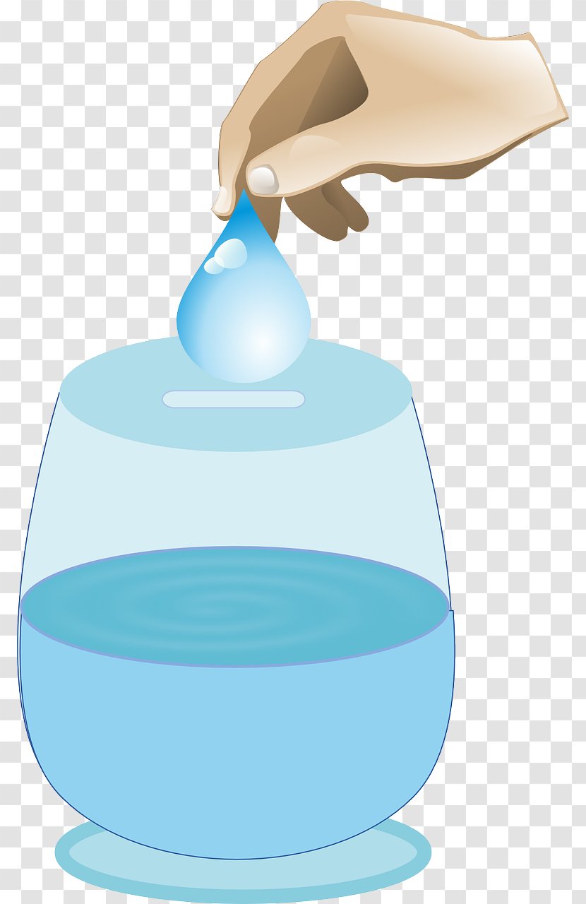 Water Conservation Efficiency Drinking Clip Art - Drop - Waste Management Transparent PNG