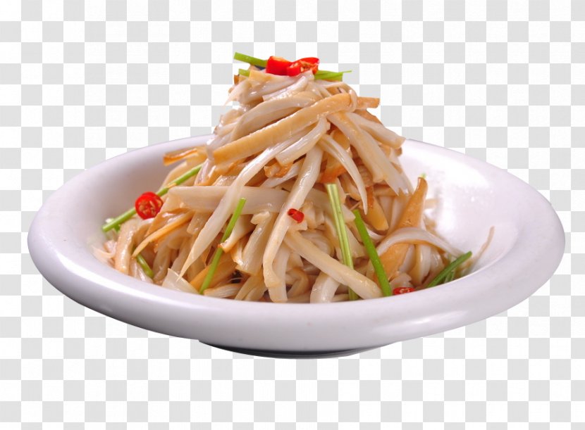 Chow Mein Abalone Lo Fruit Salad Fried Noodles - Mushroom Transparent PNG