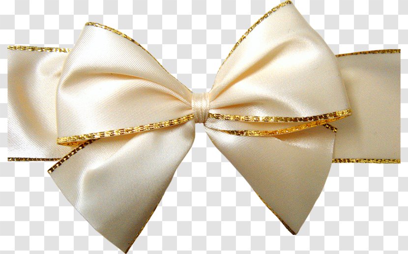 Gift Wrapping Christmas Ribbon Bow Tie - Decoration - White Transparent PNG