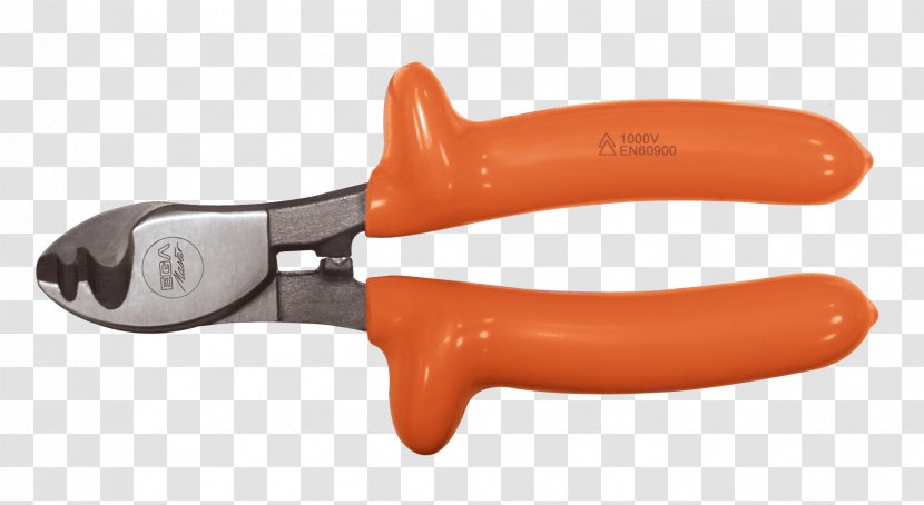 Hand Tool Pliers Pincers Wire - Orange Transparent PNG