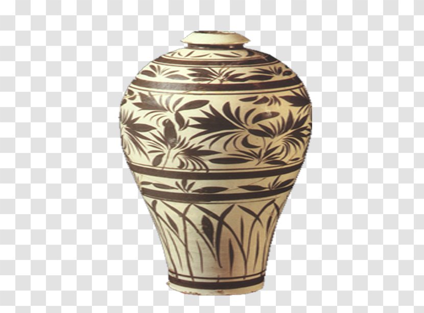 Ceramic Porcelain Pottery Vase - Retro Canopic Jars Transparent PNG