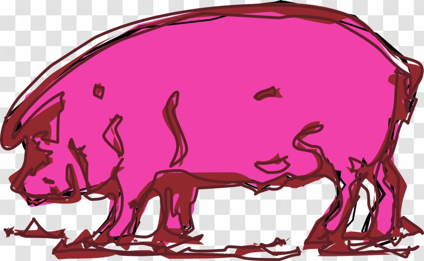 Clip Art - Heart - Pig Transparent PNG