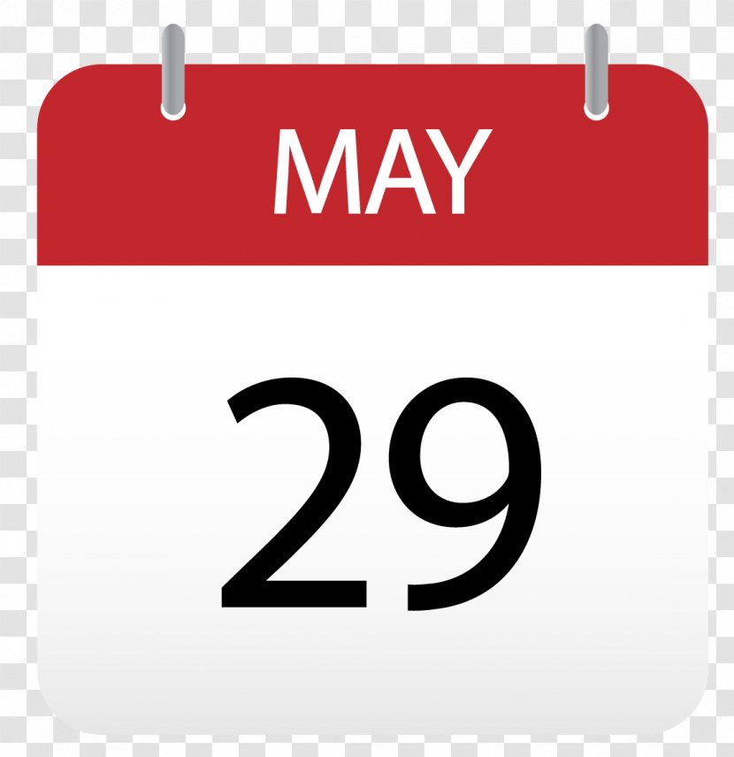 May 29 Public Holiday Symbol - Date Clipart Transparent PNG