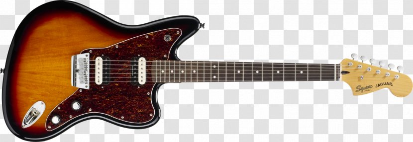 Fender Jaguar Stratocaster Mustang Bullet Telecaster - Squier - Electric Guitar Transparent PNG