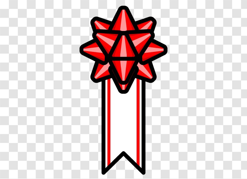 Ribbon Gift Red - Prize - Commendation Transparent PNG
