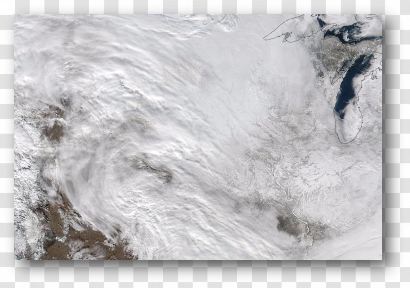 East Coast Of The United States January 2016 Blizzard Northeastern West - Winter Storm Transparent PNG