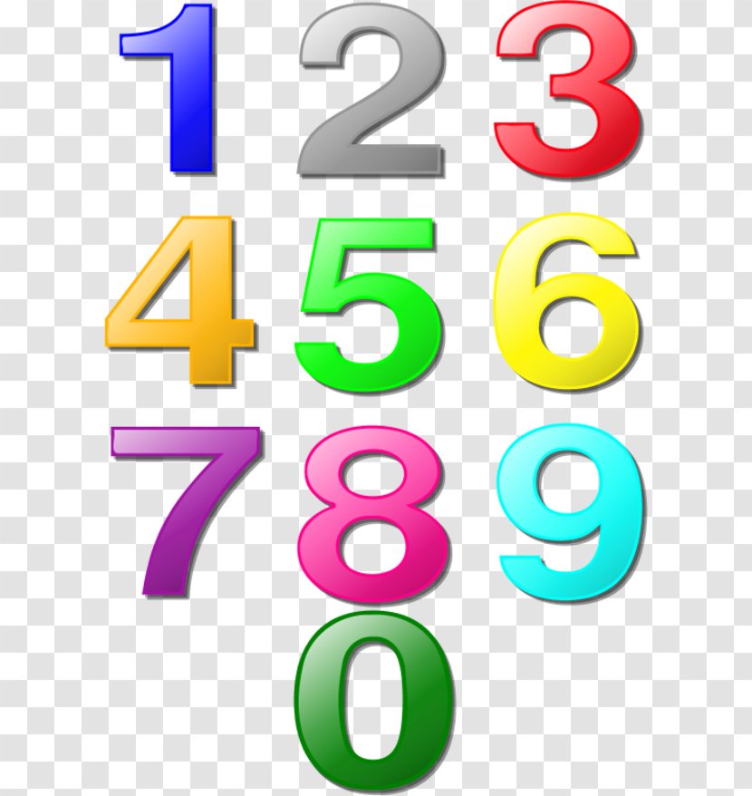 Number Free Content Website Clip Art - Logo - Pictures With Numbers Transparent PNG