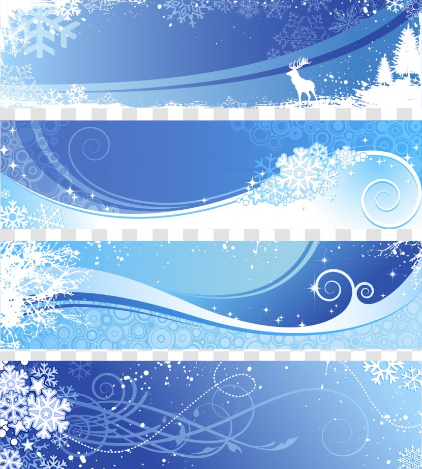 Winter Snowflake Euclidean Vector - Cdr - Background Transparent PNG