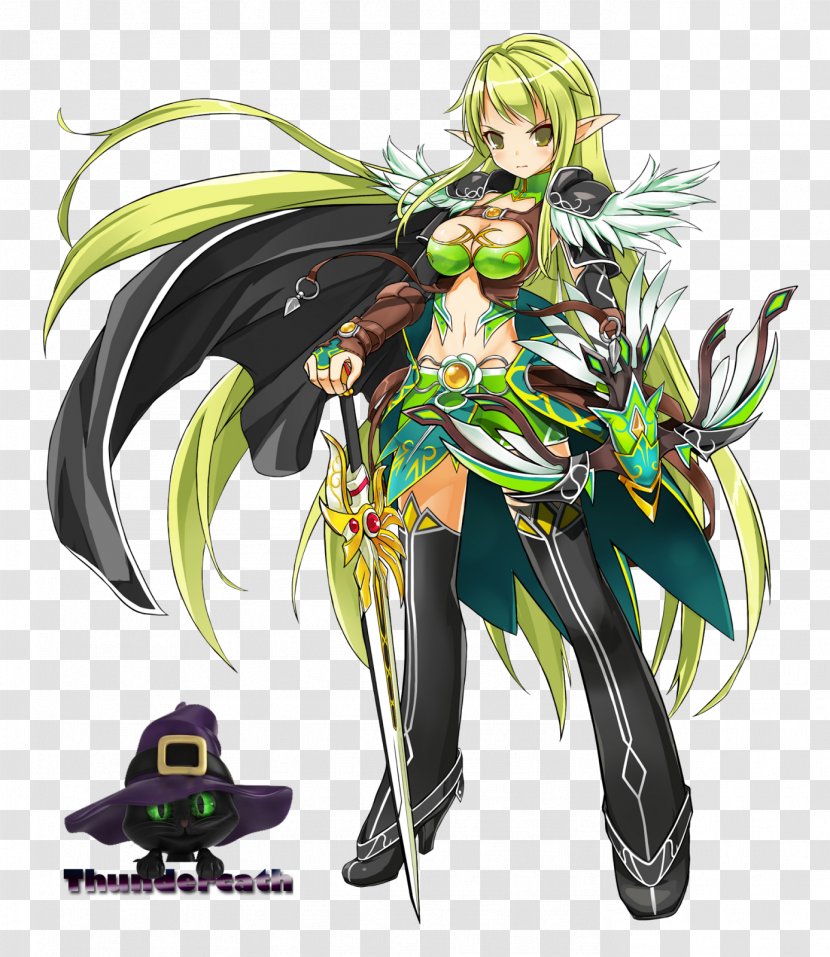 Elsword Character Concept Art Elesis - Tree - Ching Transparent PNG
