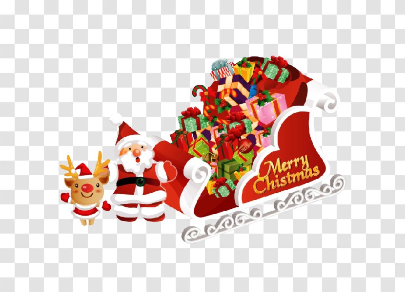 Desktop Wallpaper Santa Claus Royal Christmas Message Wish - Card - Carries A Gift Transparent PNG
