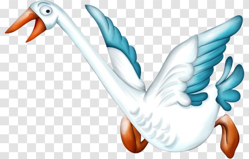 Duck Bird Cygnini Clip Art - Beak - Beautiful White Swan Transparent PNG