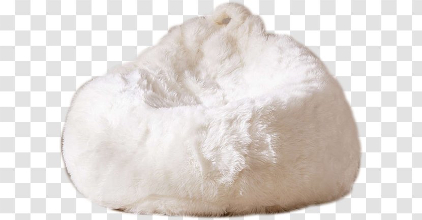 Fur Material - Wool - Bean Bag Chair Transparent PNG