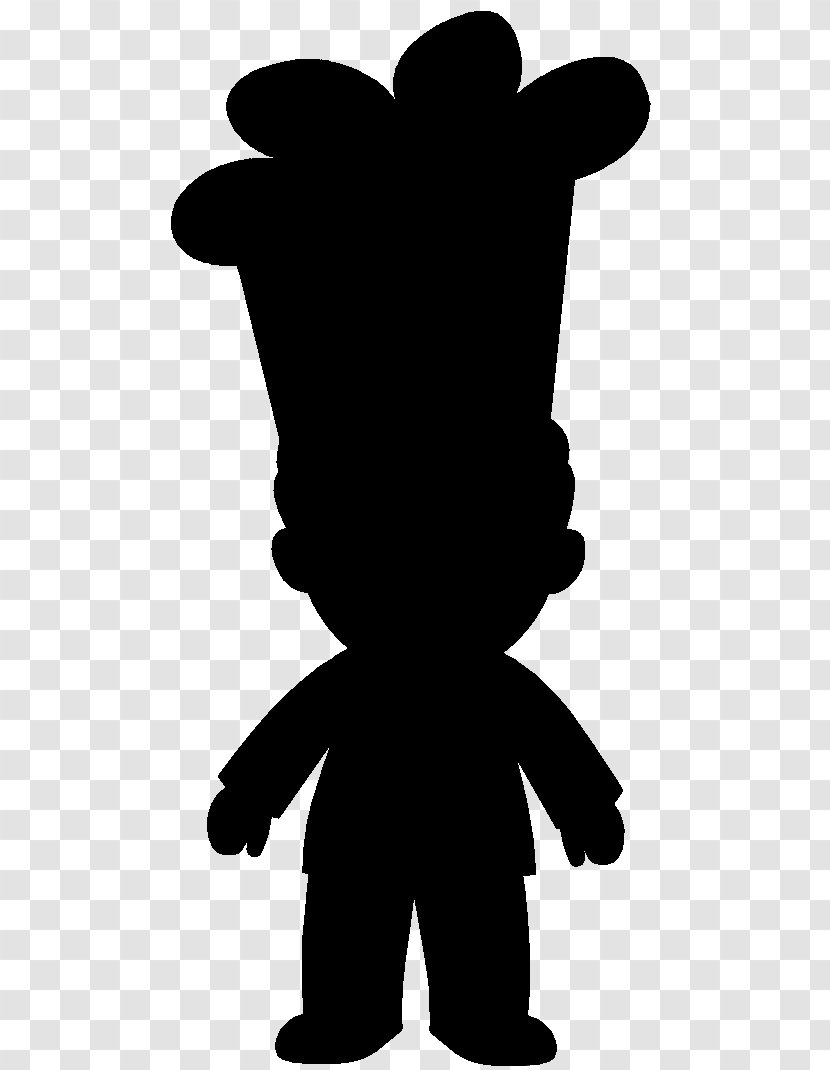 Clip Art Character Silhouette H&M Fiction - Headgear - Black M Transparent PNG