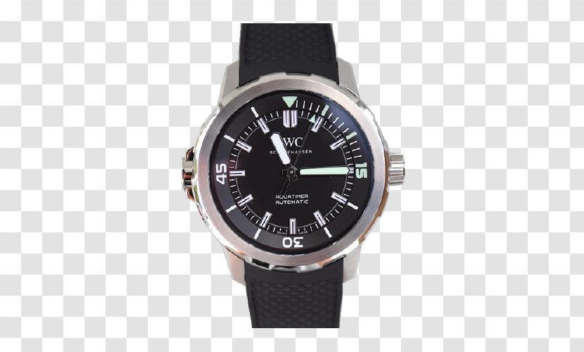 Watch Strap Leather Chronograph International Company - Quartz Clock - Ocean Chrono Watches IWC Transparent PNG