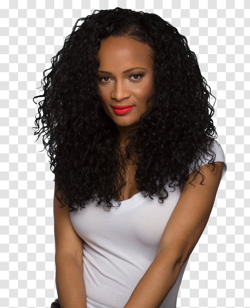 Black Hair Artificial Integrations Wig Afro-textured - Fashion Model Transparent PNG