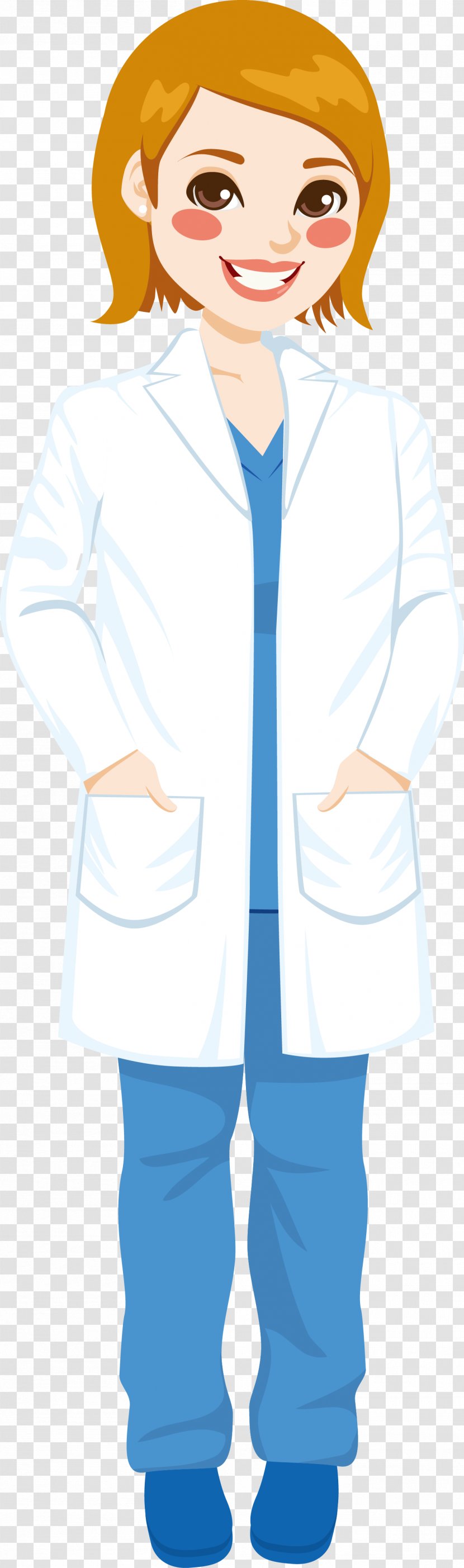 Physician Nursing - Flower - Female Doctor Vector Transparent PNG