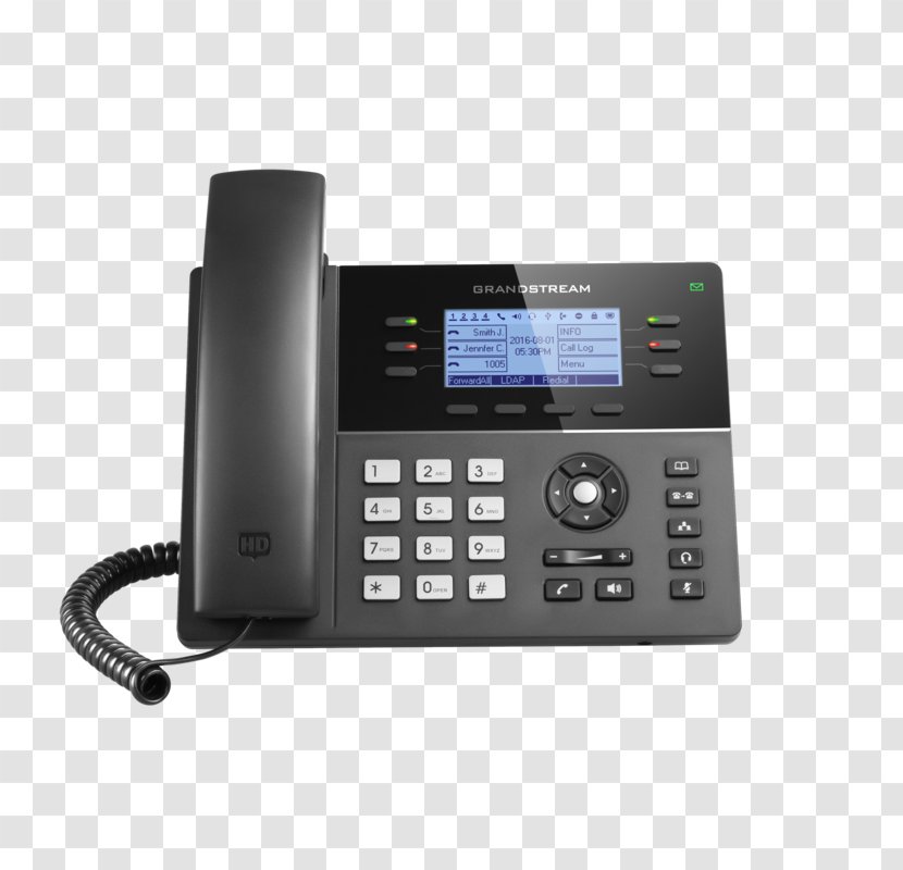 Grandstream Networks VoIP Phone Telephone Session Initiation Protocol Voice Over IP - Telephony Transparent PNG