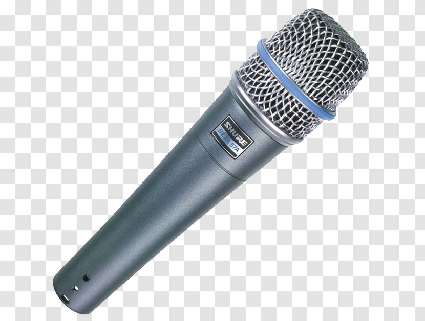 Microphone Shure SM58 Beta 57A 58A - Silhouette Transparent PNG