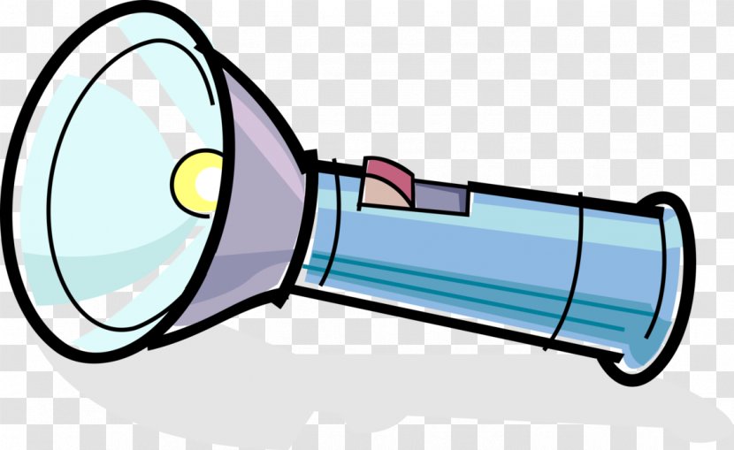 Clip Art Vector Graphics Flashlight Illustration - Cylinder Transparent PNG