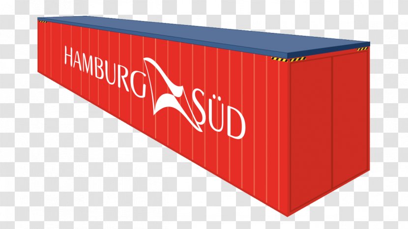 Shipping Container Intermodal Hamburg Süd Cargo Ship - Mail Transparent PNG