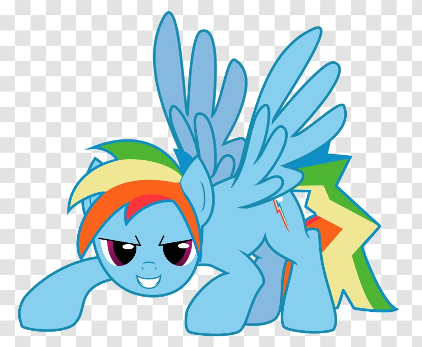 Rainbow Dash My Little Pony - Flying Notes Transparent PNG