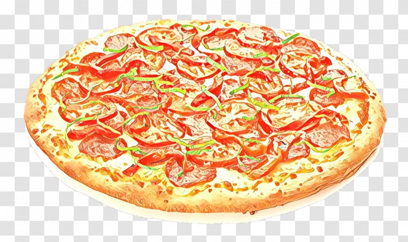 Junk Food Cartoon - Fast - Quiche Pizza Stone Transparent PNG