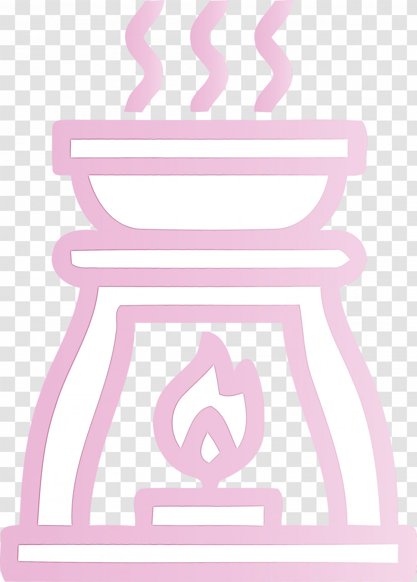 Pink Line Font Furniture Transparent PNG