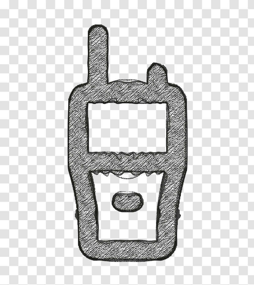 Military Outline Icon Walkie Talkie Icon Frequency Icon Transparent PNG