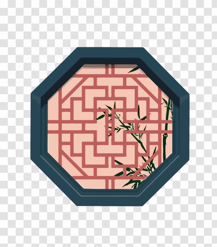 China Window Chinoiserie Building - Picture Frame - Vector Chinese Wind Windows Transparent PNG
