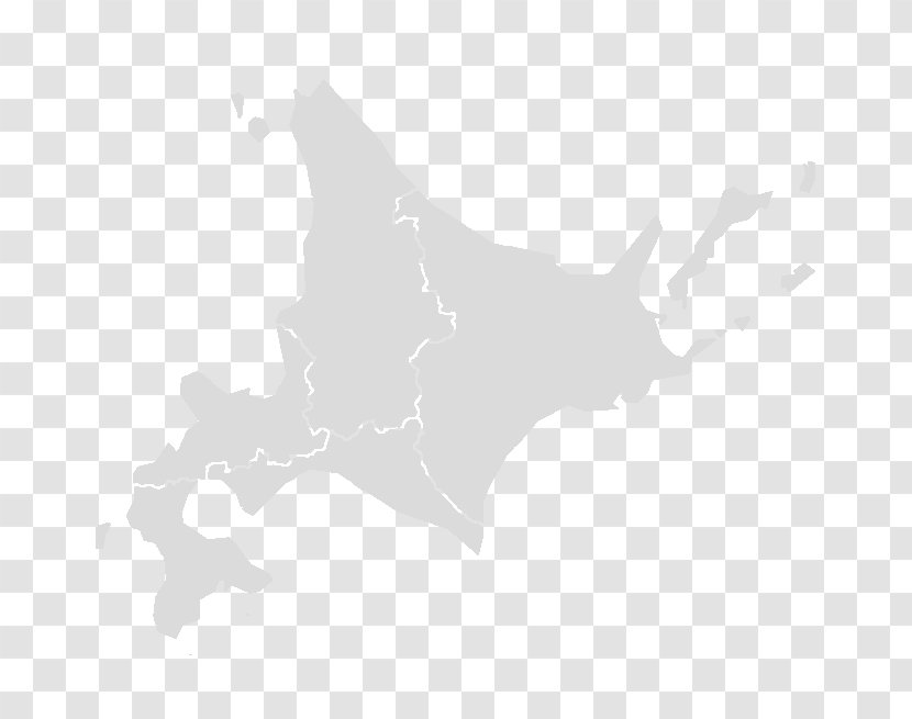 Sapporo Noboribetsu Asahikawa Rebun Jacatra Pension - Black And White - Japan Map Transparent PNG