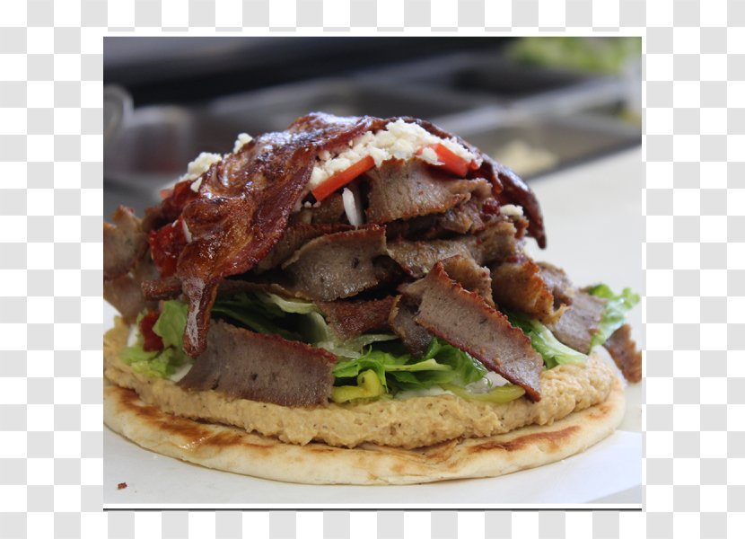 Buffalo Burger Gyro Greek Cuisine Breakfast Sandwich Street Food - Italian Beef Transparent PNG
