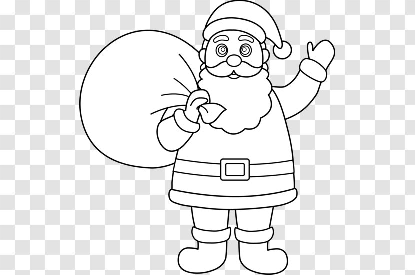 Santa Claus Drawing Sketch - Flower Transparent PNG