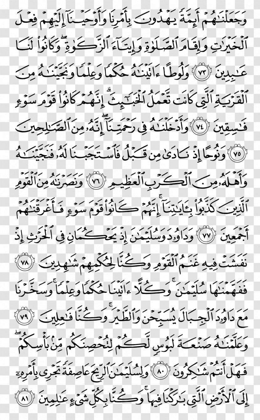 Qur'an Surah Al-Anbiya Juz' Ayah - Flower - Quran Kareem Transparent PNG