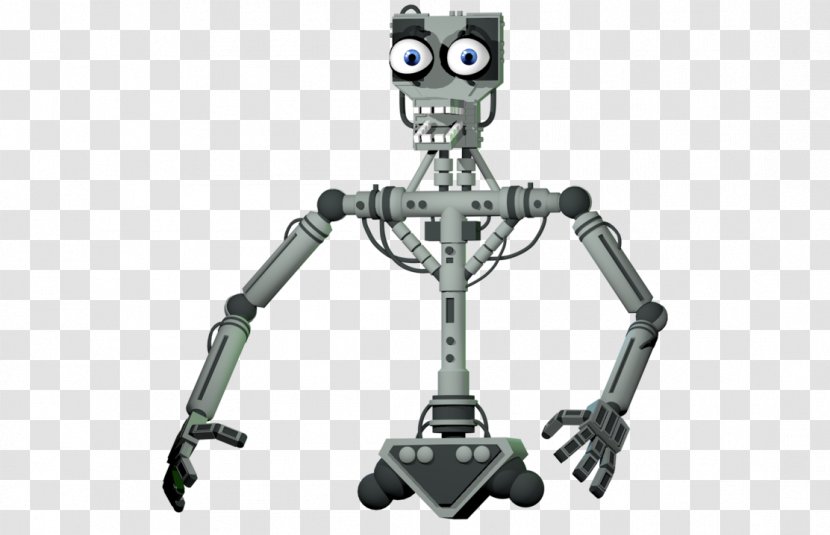 Five Nights At Freddy's 2 Endoskeleton Robot Art Drawing - Camera Accessory - Fnaf Sister Location Transparent PNG